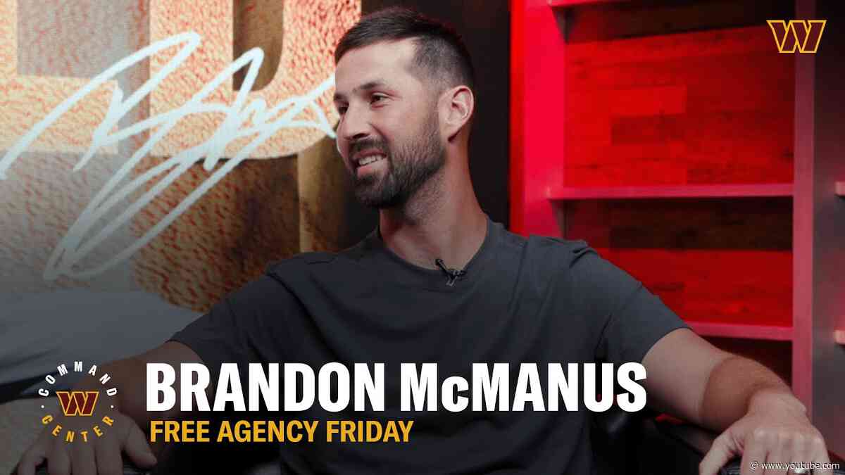 Brandon McManus' Return to the DMV | Free Agency Friday | Command Center