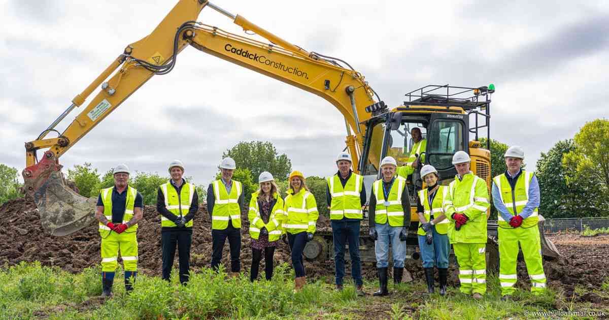 Work begins on 'one of the biggest council house new-build developments to start in Hull for many years'