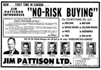 This Day in History, 1961: Jim Pattison opens his first car dealership