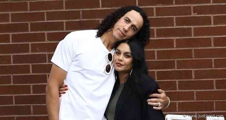 Pregnant Vanessa Hudgens Shares a Hug with Husband Cole Tucker During Lunch Date in Beverly Hills