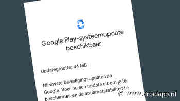 Google Play systeemupdate mei 2024: dit is er nieuw