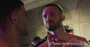 Jack Catterall in explosive Josh Taylor face off as rivalry boils over during weigh in