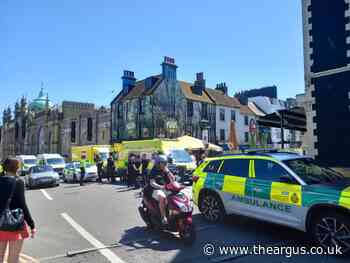 Man in serious condition after collapsing in Brighton city centre