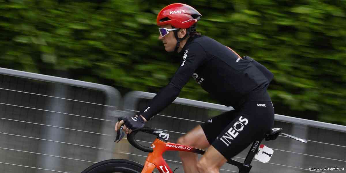 Giro 2024: Geraint Thomas valt in finale van rit 19, concurrenten wachten