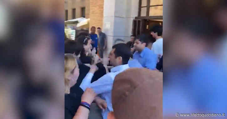 Militanti di Lotta comunista aggrediscono gli studenti pro Palestina alla Sapienza di Roma: il video degli scontri