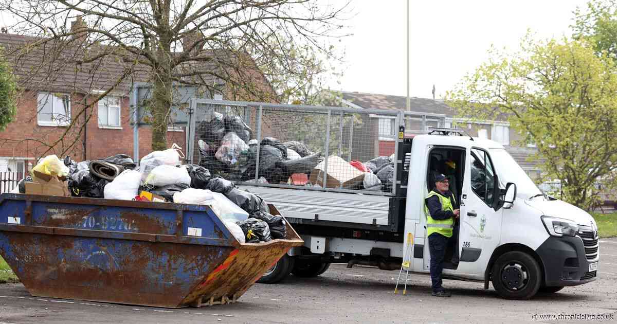 South Tyneside Council bring back temporary waste drop off points to support bin collection backlog