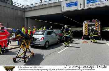 FW-M: Mehrere Verkehrsunfälle fordern die Feuerwehr (Stadtgebiet)