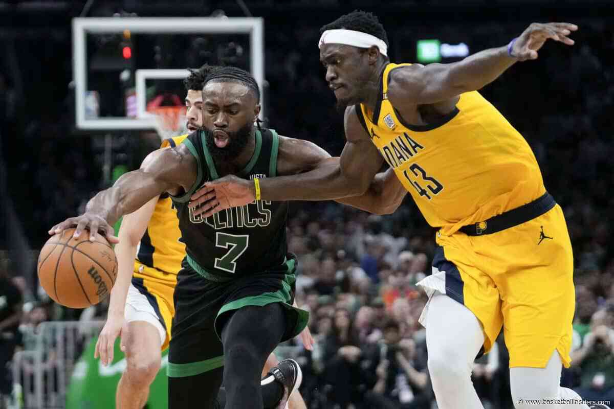 Jaylen Brown ties his own playoff high with 40-point display to lead Boston 2-0