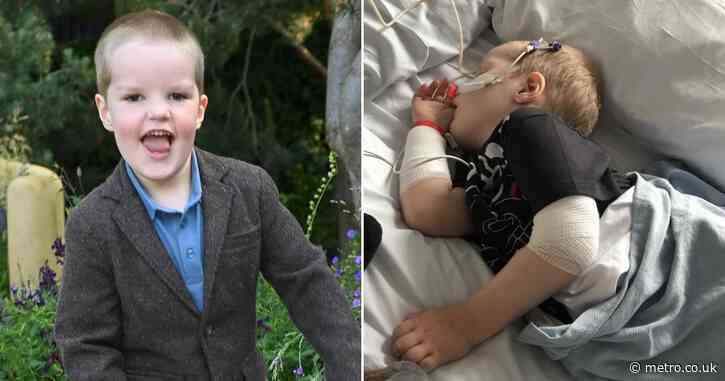 Boy, 4, left paralysed after suffering rare complication from chickenpox