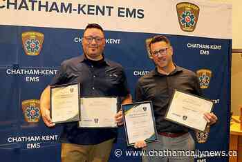 Chatham-Kent EMS honours two paramedics who really delivered - twice
