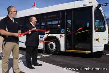 New Sarnia Transit bus terminal at Clearwater Arena is ready to roll