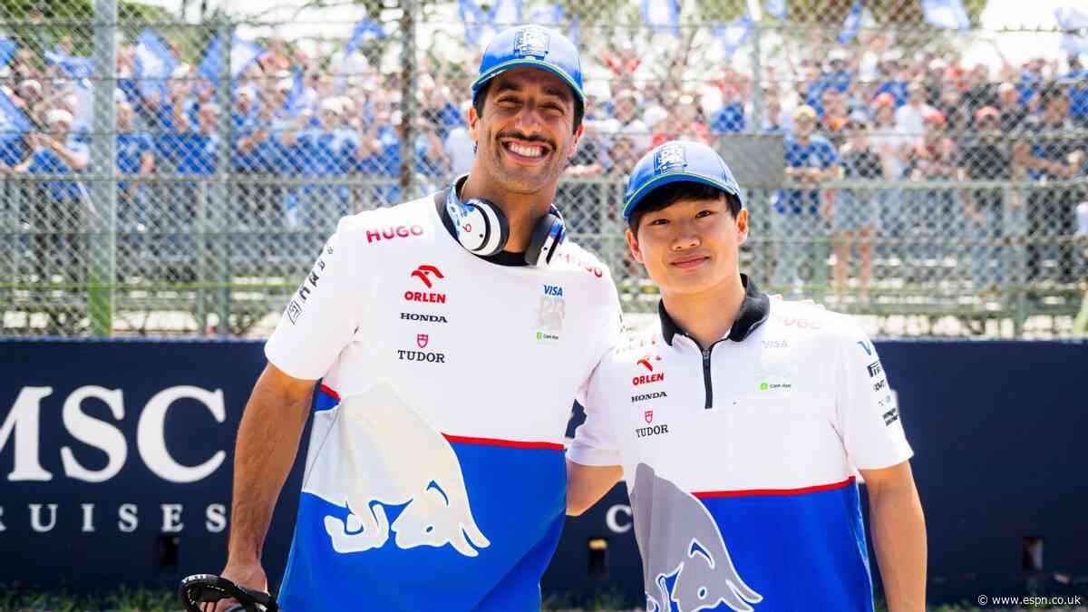 Bayer: RB happy with Tsunoda, Ricciardo