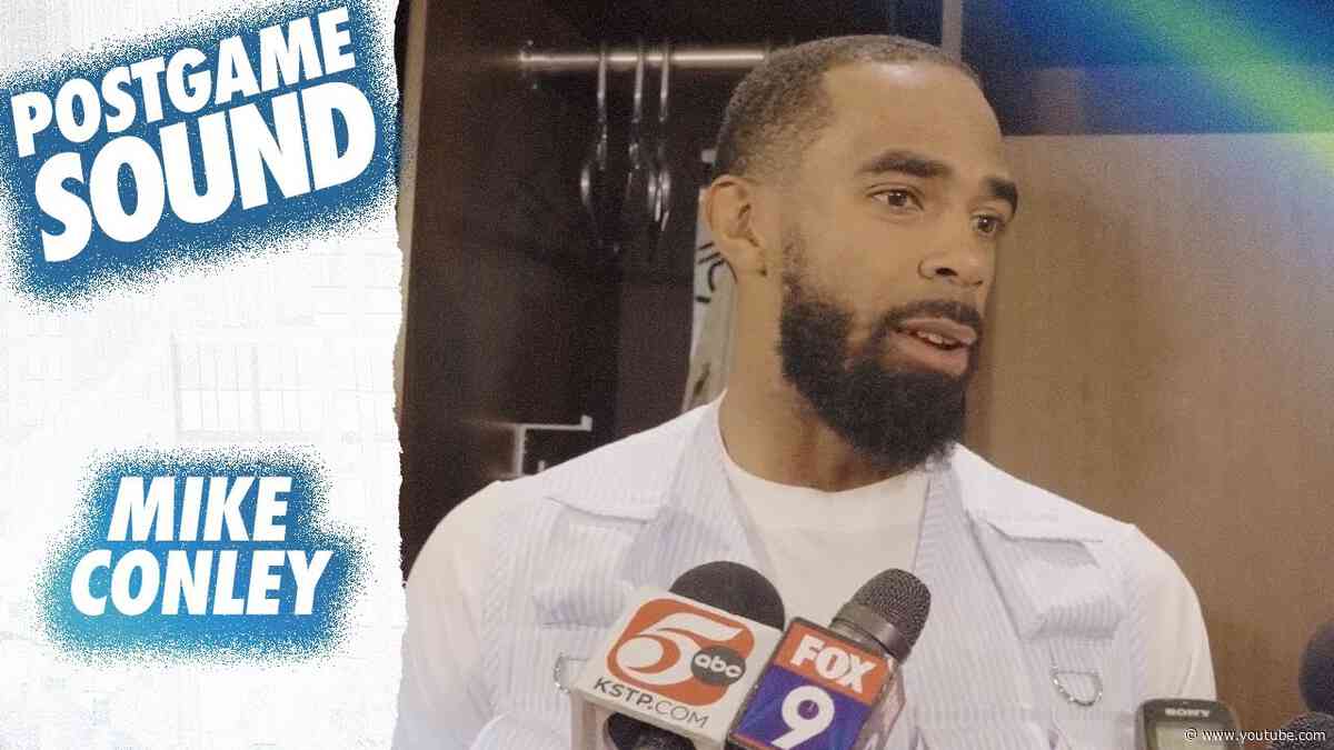 "Control The Little Things." | Mike Conley Postgame Sound | 5.22.24