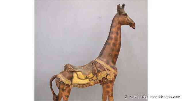 Giraffe Carousel Figure Reaches Impressive Heights At Schmidt’s