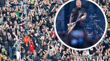 Heavy-Metal-Band Metallica spielt vor 70.000 Menschen im Münchner Olympiastadion
