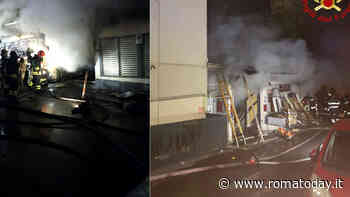 A San Giovanni c'è stato un incendio in una falegnameria. Evacuate 40 persone
