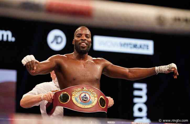 Lawrence Okolie Floors Lukasz Rozanski Three Times In 1st Round TKO, Wins WBC Bridgerweight Title