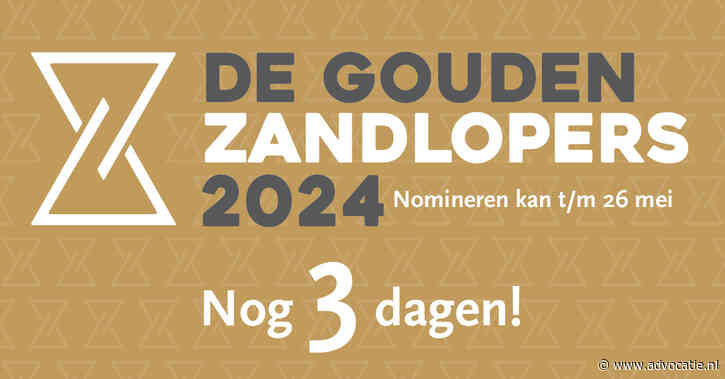 Gouden Zandlopers 2024: laatste kans om te nomineren
