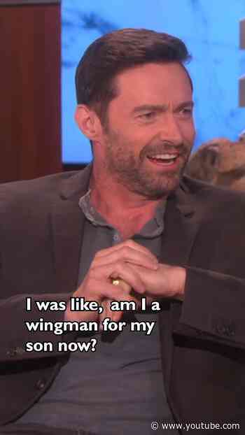Hugh Jackman’s Son Used Wolverine as a Wingman 😎 #shorts