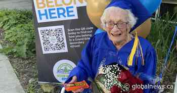 Ontario woman, who just turned 100, receives high school diploma
