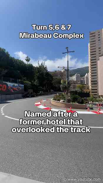 Explaining Monaco’s F1 Corner Names 🤩👀 #monaco #f1 #formula1 #shorts #monacogp