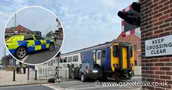 Investigation after train track drama which saw car 'dragged along' at Redcar crossing