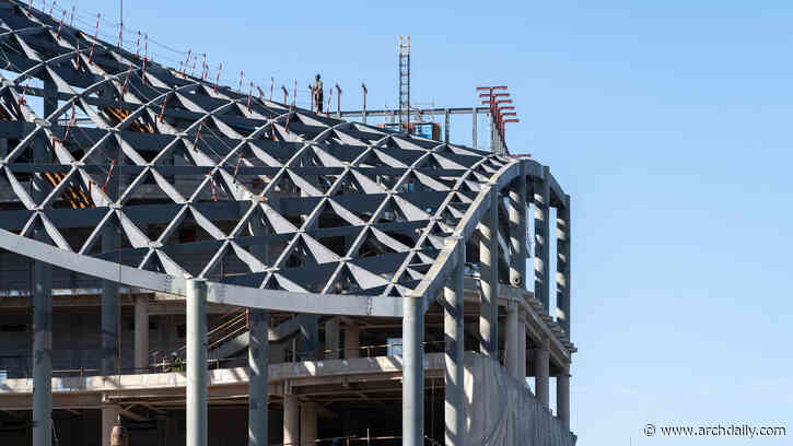 MVRDV Reveals Construction Progress of the Terraced LAD Headquarters in Shanghai