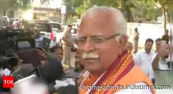 Former Haryana CM Khattar cast his vote, says, 'Congress candidate not a challenge for me'