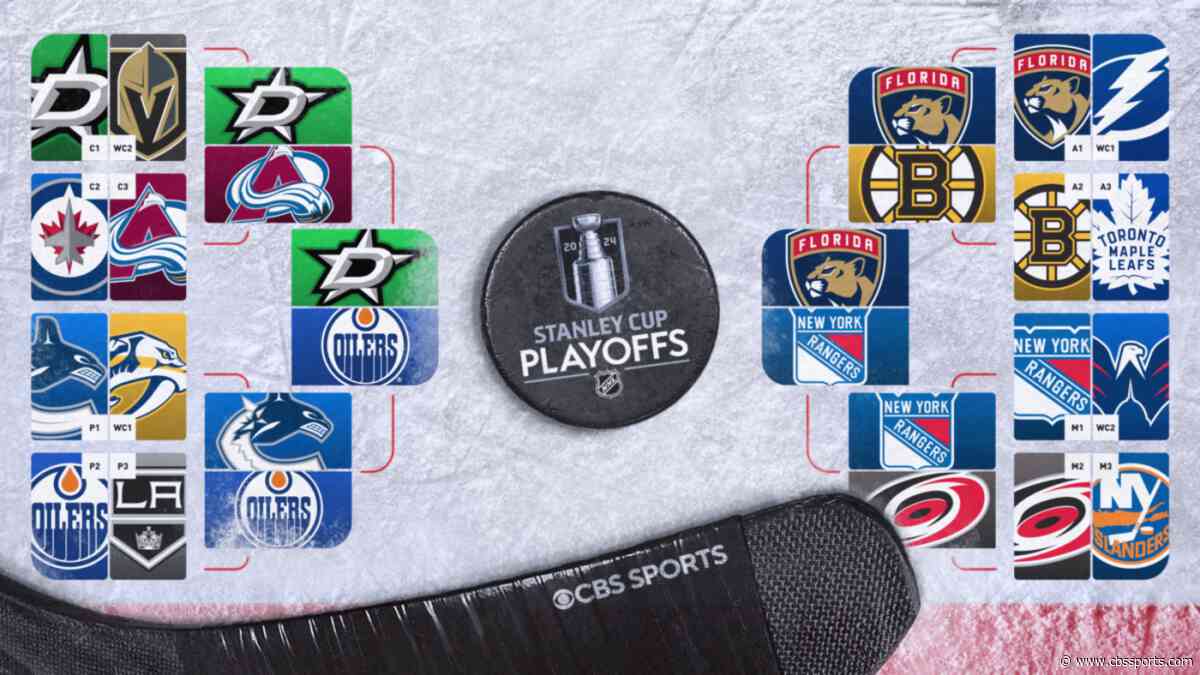 2024 NHL Playoffs bracket: Stanley Cup Playoffs schedule, Rangers even series with overtime win