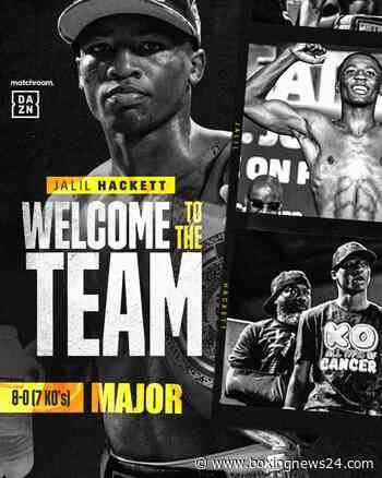 Blue-Chip Prospect Jalil Hackett Signs Promotional Deal With Matchroom Boxing