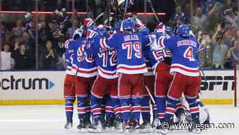 Rangers down Panthers in OT thriller to tie series