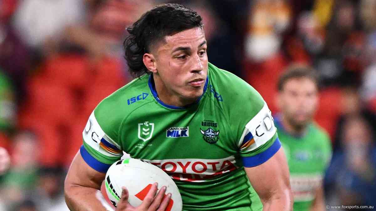 LIVE NRL: Raiders star celebrates milestone match in clash with Roosters