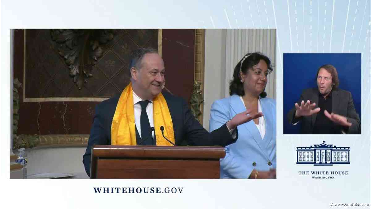Second Gentleman Emhoff Hosts the Fourth White House Vesak Celebration