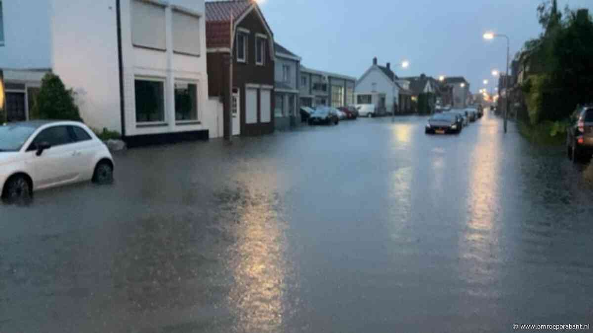 Veel wateroverlast in deel West-Brabant, maar 'ergste leed lijkt geleden'