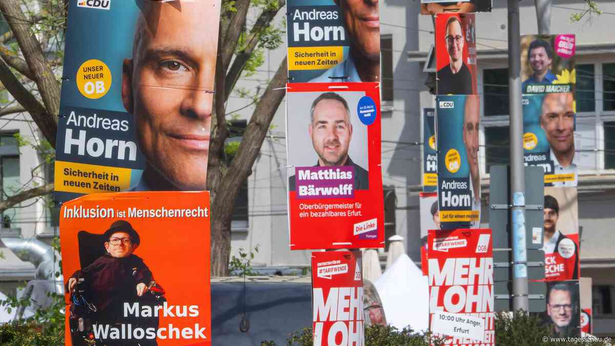 Kommunalwahlen in Thüringen sind erster Stimmungstest im Wahljahr