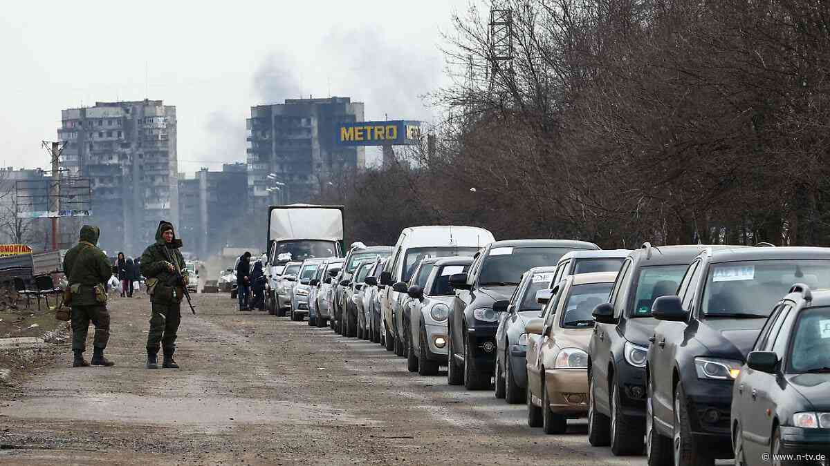 Flucht aus Mariupol: "Um uns herum schlugen Raketen ein, aber wir kamen ans Ziel"
