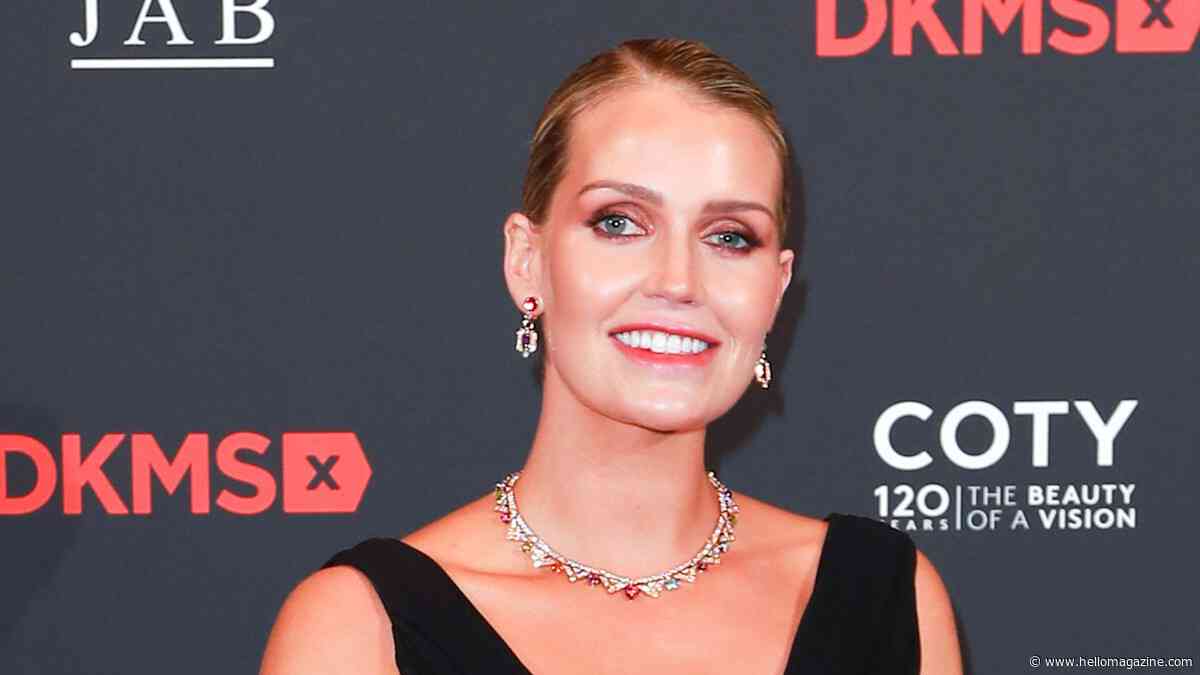 Lady Kitty Spencer could be a vintage movie star in stunning cinched dress