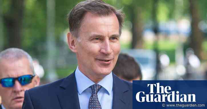 Jeremy Hunt hints Tories would cut taxes for higher earners if re-elected