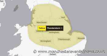 Met Office yellow weather warning issued for Greater Manchester