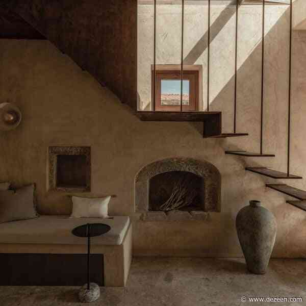 Doriza Design transforms stone building into "imperfect" holiday home in Crete