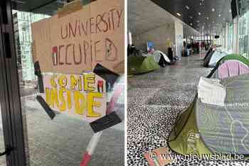 LIVE. Deadline gepasseerd, maar geen intentie om te vertrekken: studenten blijven UGent bezetten