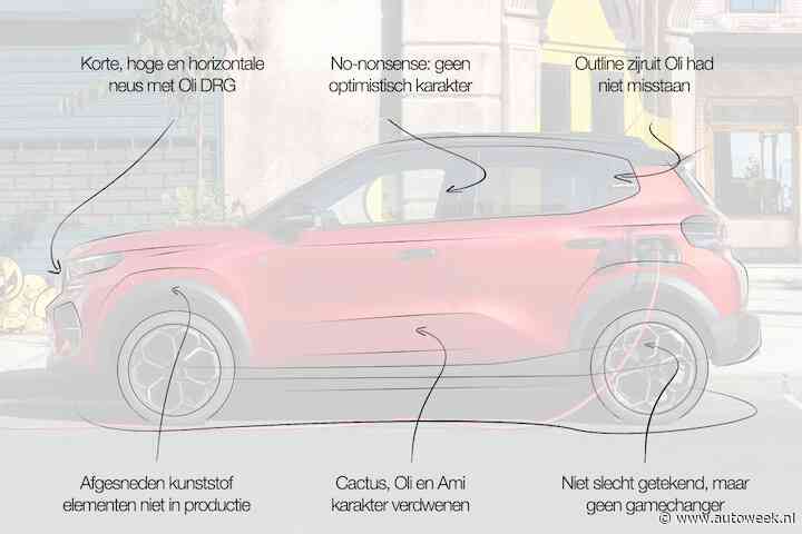 Designreview Citroën ë-C3: ‘Mist het karakter van de C4 Cactus, Ami en Oli’