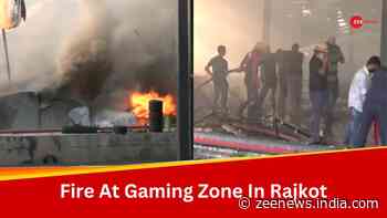 Massive Fire Engulfs Rajkot Gaming Zone In Gujarat, Several Feared Dead