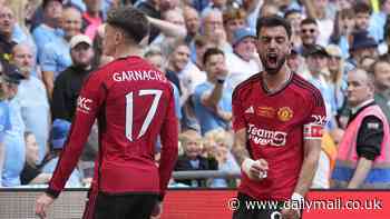 Wayne Rooney hails Bruno Fernandes for his 'incredible' no-look assist to tee up Kobbie Mainoo for Man United's second goal vs Man City... as fans ask 'how can Red Devils' supporters slander their captain?'