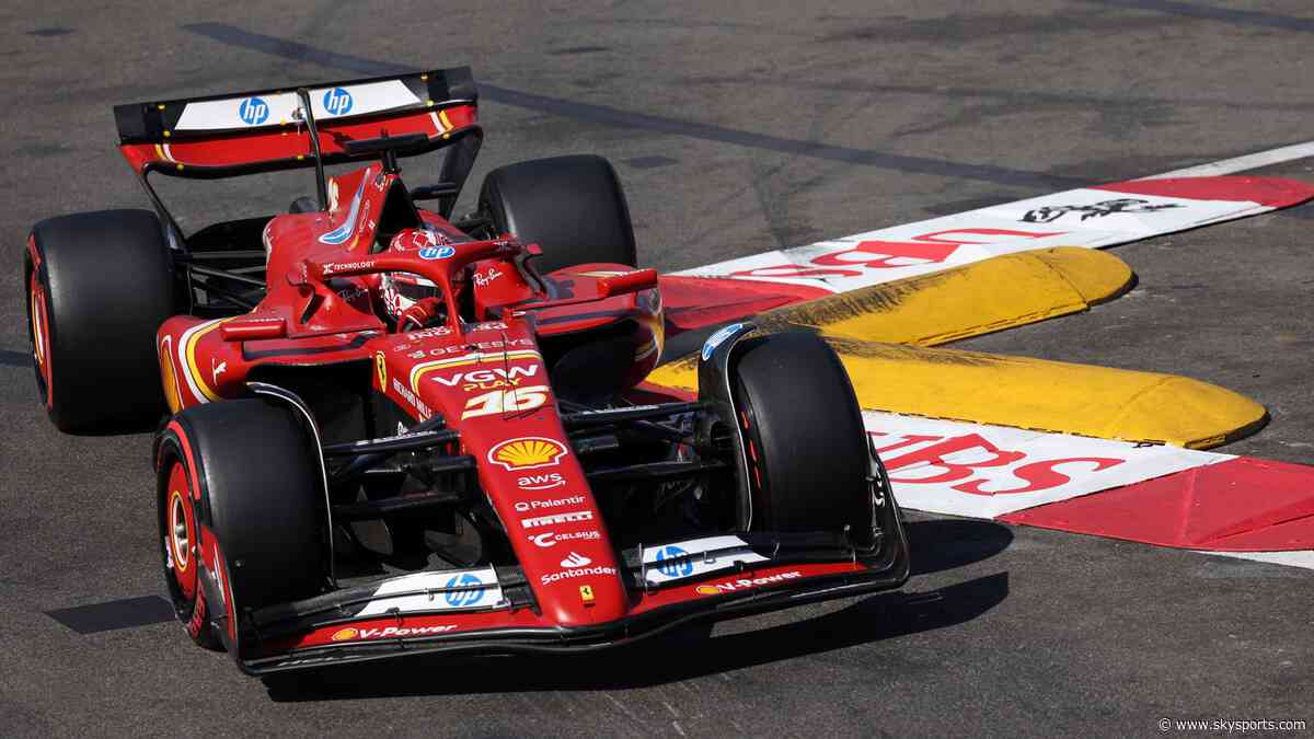 Leclerc takes Monaco pole as Verstappen sixth after hitting wall