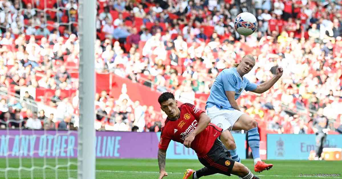 LIVE finale FA Cup | Druk van City neemt toe na dreun Haaland tegen de lat, houdt United stand?