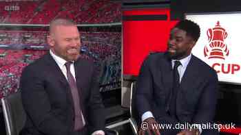 Wayne Rooney leaves Gary Lineker and Alan Shearer in HYSTERICS with brutal Micah Richards put-down as he retells story of their playing days during FA Cup Final coverage