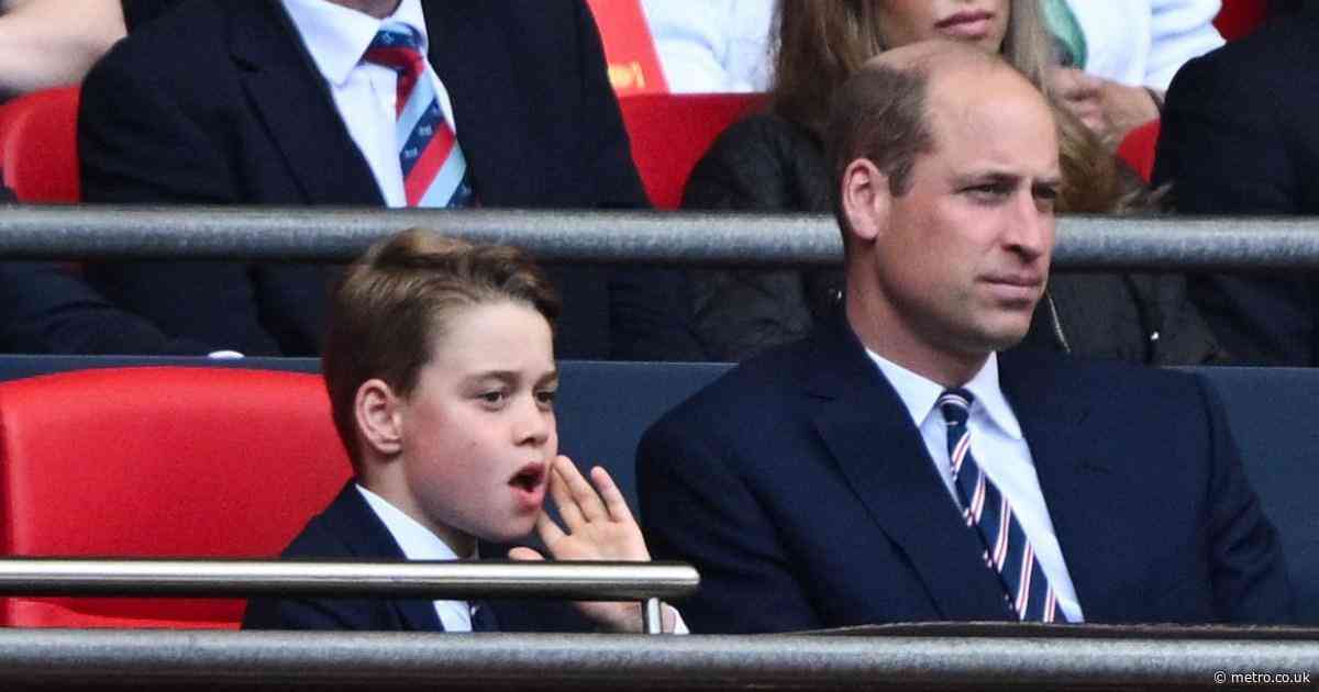 Prince George enjoys father-son day out with Prince William watching FA Cup final