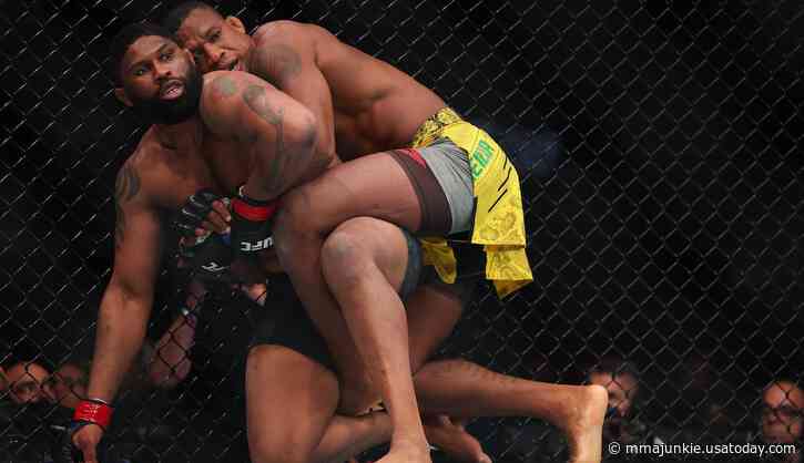 UFC 302's Jailton Almeida 'sad' he fumbled Tom Aspinall interim title shot with loss to Curtis Blaydes