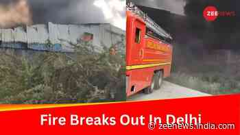 Delhi: Massive Fire Breaks Out At Factory In Mundka Industrial Area
